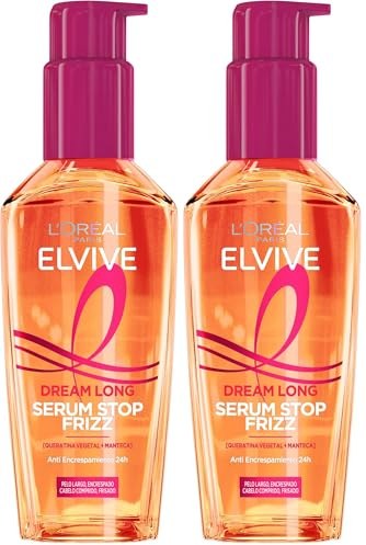 L'Oreal Paris Elvive Dream Long Sérum Stop Frizz Anti Encrespamiento, 100 ml (Paquete de 2)