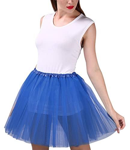 Cuwtheugwg Jupe en Tulle Femme,Jupe De Danse du Ventre pour Femmes Patineuse Noire Deguisement Carnaval Enfant Fille Rouge Robe Rose Plissée A-Line Midi