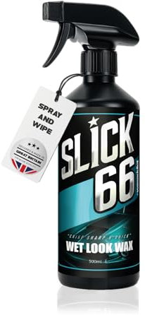 Car Wax Spray, Polish Finish, Instant Wet Look Gloss | Spray-On Hydrophobic Coating, Waterbased Sealant, Bodyshop Safe Quick Detailer, 500ml