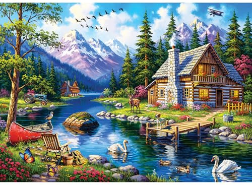 Anatolian Puzzle -Riverside, 3000 Piece Puzzle, #4937