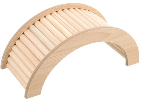 Hemobllo Pont Escalade Bois pour Cochons Rampe Escalade pour Lapins Échelle de Jeu pour Gerbilles et Chinchillas