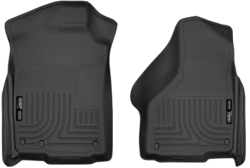 Husky Liners Weatherbeater | Passend für 2002–2018 Dodge Ram 1500 Quad Cab, 2003–2009 Ram 2500/3500 Quad/Mega Cab, 2003–2017 Ram 2500 Standard Cab, Front Floor Einlagen - B Lack, 2 Stück. | 18031