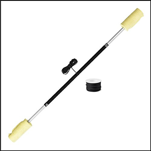 Play Juggling - ATTREZZO per Giocoleria di Fuoco Leviathan Fire LEVISTICK per GIOCOLIERI E SPETTACOLI di Fuoco (Kevlar 100mm)