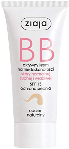 ZIAJA - BB CREMA PARA PIEL SECINA NORMAL Y SESNITIVA - SOMBRA NATURAL - 50ml