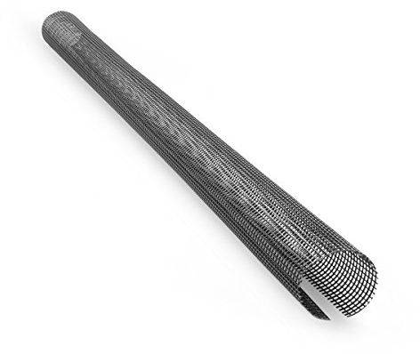 HaGa® Protector de canalones de 2 m de largo, rejilla de protección contra hojas para canalones de 100 mm - 125 mm - recoge hojas en negro - resistente a los rayos UV - Material duradero