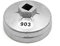 sourcing map 14 Flöten 75mm Ölfilterschlüssel Ölfilterkappen Satz Metall Ölfilter-Werkzeug Silber