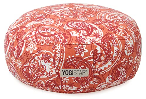 Yogistar Meditationskissen - Rund - Art Collection Orange