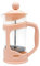 Nerthus FIH 793 Caffettiera francese a pistone, PP/Vetro borosilicato/SS, SALMONE, 350 ml