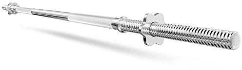 Marbo Sport verstärkte Langhantelstange mit Sternverschlüsse 30 mm 167 cm MW-G167-EX-SR