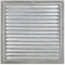 Presa d'Aria in Acciaio Zincato 30 x 30 cm, Griglia di Ventilazione in Metallo con Rete Protettiva, Griglia di Ventilazione per Interni/Esterni, Griglia di Ventilazione in Metallo con Rete.