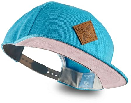 Soulbuddy Kappe Herren Cap Damen – Cap Herren – Basecap Herren – Baseball Caps für Herren – Caps Männer – Mütze Herren – Urlaub Must Haves – One Size – Unisex – SkyBlue-Pink