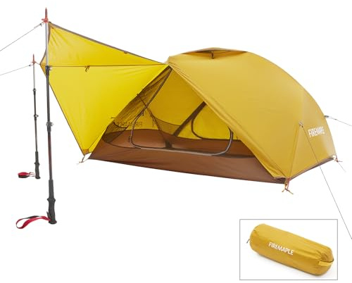 Fire-Maple Tropics Freestanding 2P Backpacking Tent - Lightweight, Waterproof, 3-Season Tent with Spacious Interior and Easy Setup - Perfect for 2 Adults, Camping, Hiking, and Outdoor Adventures