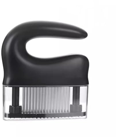 MXMZSRTH Ago per Carne Casalingo 48 Aghi Ago di Carne di Pino Cucina Bistecca Legare Fori nel Sapore Ammorbidente Dio(Schwarz)