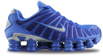NIKE Herren Shox TL Sneaker, Hyper Royal Metallic Silver Black, 41 EU
