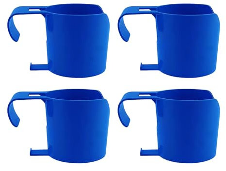 Portavasos para Piscina, Portavasos para Piscina de 4 Piezas, Organizador Antivuelco para Accesorios De Verano En El Bordillo para Teléfono Botella Llave Juguete Natación