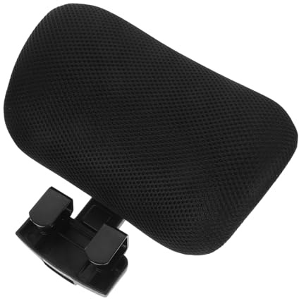 ULTECHNOVO Cuscino Poggiatesta per Sedia da Ufficio Supporto per Testa Ergonomico Regolabile in Altezza Realizzato in Nylon e Plastica Facile Installazione