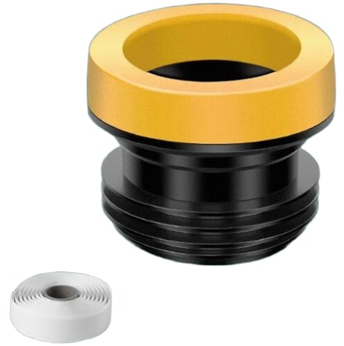Lawnoval Cire de bride de toilette améliorée - Joint d'étanchéité pour anneau, triple parfum et prévention des fuites, haute élasticité pour tuyaux de vidange de 100 à 110 mm, résistant à la chaleur