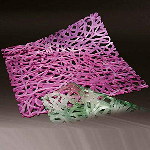 Dh - tappeto antiscivolo per doccia mod. mix cm 52x52 fucsia