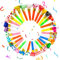 AWAVM 25 Pezzi Trombette Festa Compleanno, Corna Multicolore, Fischi Colorati, Noisemakers, Partito, Compleanno, Celebrazione, Colore Casuale