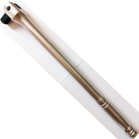 SIO Mango Articulado 1/2 380 mm – Barra de Fuerza con Cabeza Giratoria – Llave Articulada para Vasos – Acero Cromo Vanadio Profesional – Ideal Taller Mecánica Automoción - Extensión Llaves de Vaso