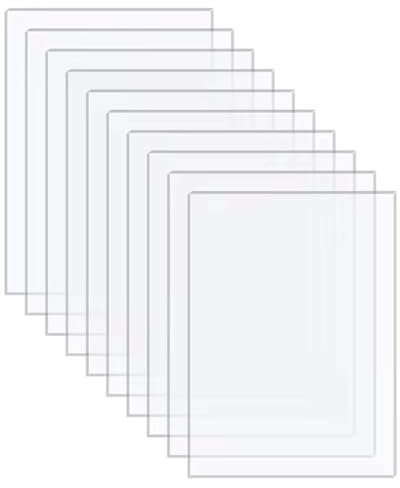 Debora Carlucci - 20 Pezzi Fogli Plexiglass Trasparente 15x10 cm – Lastre Acriliche Ultra Resistenti per Cornici, Progetti Creativi e Display (3mm)