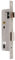 ACESOME Cerradura de aluminio para marco de tubos, cerradura de puerta de casa, cerradura para puerta de jardín, cerradura de embutir para puerta de habitación (35 mm)