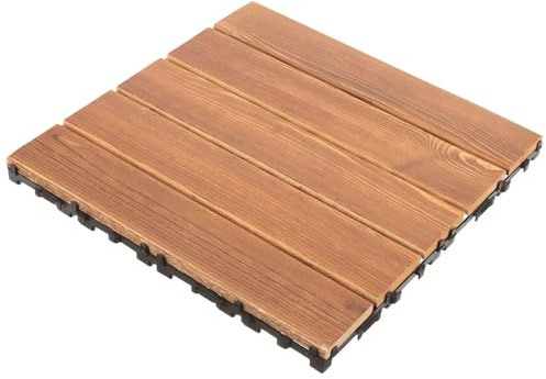 SUBLXPoten Pavimento per Esterno 4 Pezzi di Piastrelle in Legno for balconi, terrazze, Pavimenti for Esterni, terrazze, terrazze, balconi, terrazze ...