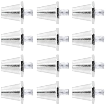 Ysyqkn Scarpe Da Calcio, 12 Pezzi, per Sport Indoor E Outdoor, 15 MM