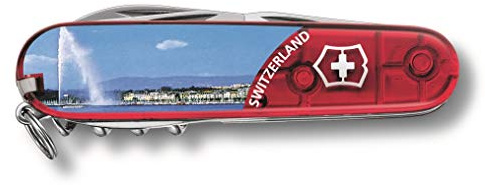 Victorinox Schweizer Taschenmesser, Climber, Multitool, Swiss Army Knife, 14 Funktionen, Klinge, Korkenzieher, Genf