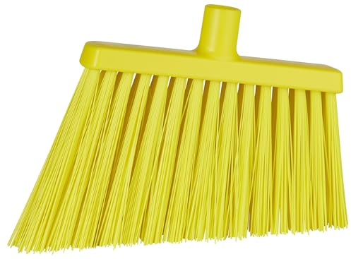 Vikan 29146 Broom,Angle Cut,Stiff,11,PP/PET,Yellow