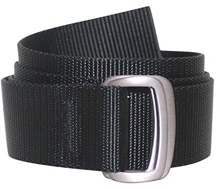 Bison Designs Subtle Clinch Gürtel, Schwarz, Medium/38