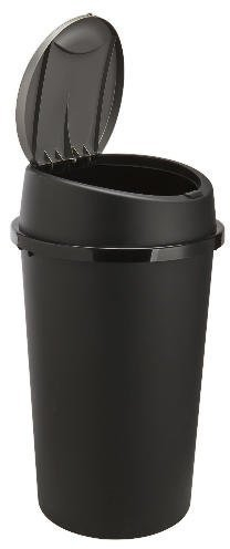 ALL BLACK TOUCH TOP BIN / DUSTBIN / RUBBISH BIN / KITCHEN / HOME / PLASTIC.MADE IN UK by TONTARELLI