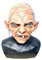 shoperama Hochwertige Latex-Maske in Lebensmittelqualität - Gollum - Herr der Ringe Hobbit