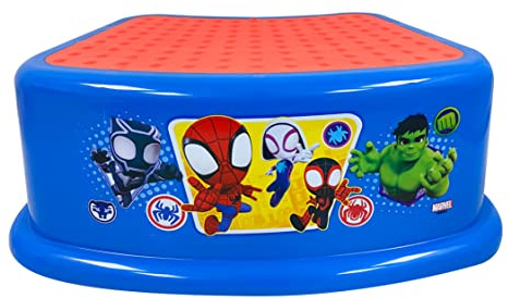 Ginsey Spidey and His Amazing Friends Team Up Step Stool - Kids Step Stool, 1 Count, 1.07 pounds