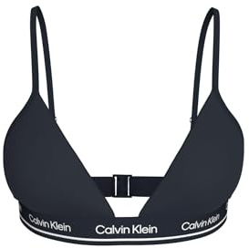 Calvin Klein Triangel-Bikinioberteil für Damen, CK Meta Legacy, kabellos, Blau (dunkler Saphir), M
