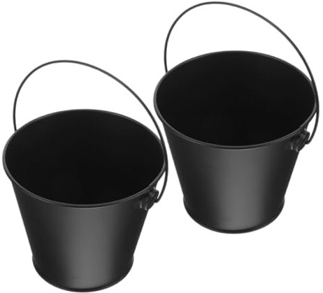 UPKOCH BBQ Oven PortáTil 5.6 * 5.6 * 4cm De Hierro Cubo De Goteo para Parrilla Accesorios para Barbacoa Ideal para Camping Y Uso Exterior DiseñO Compacto Y Ligero Evita Manchas De Grasa