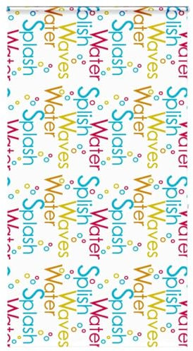 Estor enrollable de ducha con casete 140 x 240 cm, ancho de la tela 136 cm