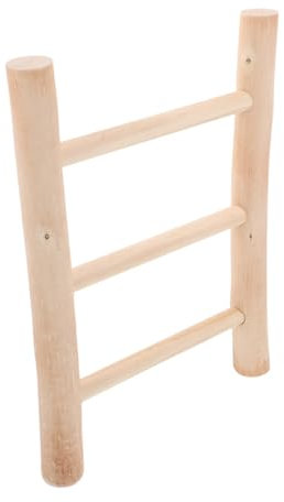 BUGUUYO Échelle Porte-Serviettes Bois Rustique Support De Rangement pour Serviettes De Bain Étagère à Serviettes pour Salle De Bain Et Salon