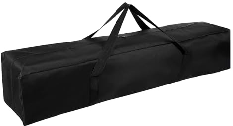 Stativväska 150x20x20 cm, Vattenavvisande Oxford Bärväska för Stativ, Ljusstativ, Tältstänger och Campingutrustning, Handväska för Stativ, Förvaringsväska (150cm)