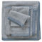 Marc O'Polo Handtücher Timeless Tone Stripe Smoke Blue-Off White Waschhandschuh 16x21 cm