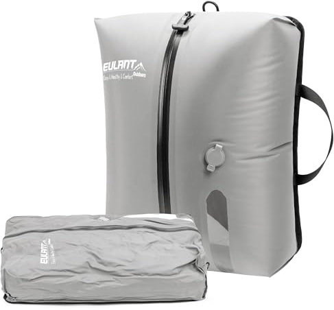 EULANT Bolsas de Vacío de TPU para Viajes, Cubos de Embalaje de Compresión Reutilizable para Maletas/Equipaje/Mochila, Bolsas de Sellado al Vacío con Cremallera Hermética IP67, Impermeable y Ahorra