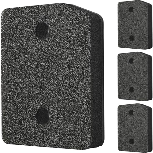 Jyvex Miele torkfilter 4 stycken (21 x 16 x 3 cm), filterdyna ludd filter skum filtersvamp kompatibel med Miele T1 torkfilter och Miele doftflaska för torktumlare