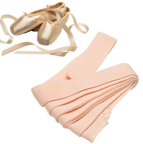 Xiixuuj Nastro per Scarpe da Punta, Accessori Elastici per Punta da Balletto, per Danza, Aula di Danza, Decorazione, Artigianato, Allenamento