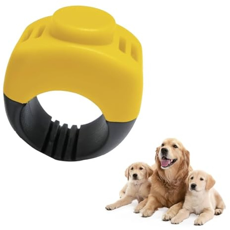 CFEWV Clicker per Addestramento Cani e Gatti, con Anello per Dita, Accessorio per Addestramento Animali, Clicker Compatto per Cani, Gatti e Cavalli, Pratico e Portatile