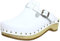 Berkemann Unisex Riemen-Toeffler Clogs, Weiß (weiß 100), 44 EU