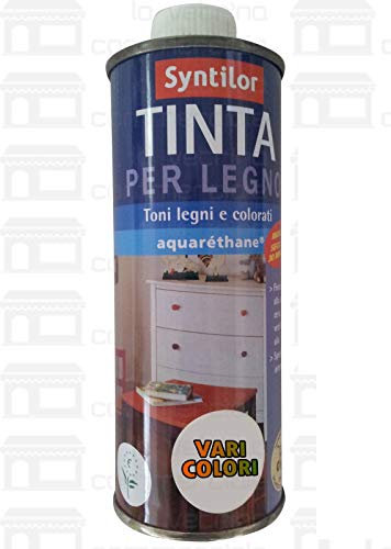 Syntilor - Tinte para madera Aquarthane sin olor, color nogal medio, 0,5 l