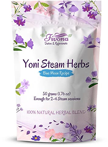 FIVONA Yoni Steaming Herbs - for Feminine Use and Rituals - V-Detox, Cleanse, Wash, Odor Control - 2 to 4 Sessions - Female PH Balance- 1.76 Ounces