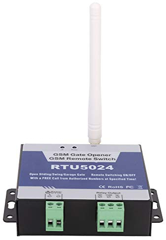 RTU5024 Apricancello GSM,Telecomando Apricancello Universale ,Interruttore Relè DC 9‑24v Apriporta Senza Fili Telecomando Per Porta Garage, Interruttore Spegnimento SMS Gratuiti
