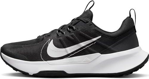 NIKE Men's Juniper Trail 2 Sneaker, Black/White, 10 UK