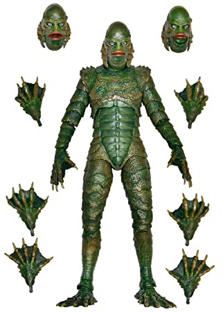 NECA - Universal Monsters - 7” Scale Action Figure – 7 Ultimate Creature from the Black Lagoon (Color)